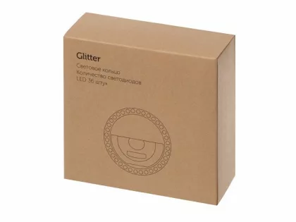 Световое кольцо для селфи "Glitter", черный (P), фото 13
