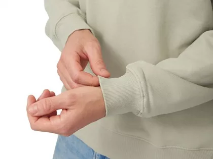 Свитшот оверсайз с рукавом реглан «Belgrade», унисекс, оливковый, фото 8
