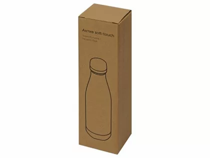 Термобутылка Актив Soft Touch, 500мл, фиолетовый (P), фото 3