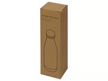 Термобутылка Актив Soft Touch, 500мл, красный, фото 3