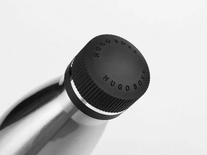 Термобутылка с вакуумной изоляцией Matrix Silver, Hugo Boss (Р), фото 4