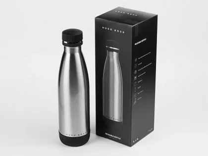 Термобутылка с вакуумной изоляцией Matrix Silver, Hugo Boss (Р), фото 2