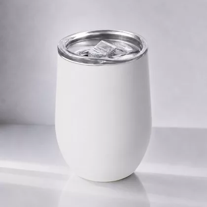 Термокружка Sense Gum, soft-touch, непротекаемая крышка, 370мл, белый