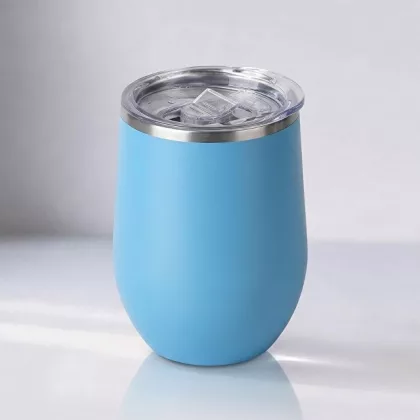 Термокружка Sense Gum, soft-touch, непротекаемая крышка, 370мл, крафтовая упаковка, голубой