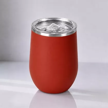 Термокружка "Vacuum mug C1", soft touch, 370мл, красный
