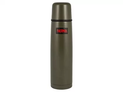 Термос из нерж. стали тм THERMOS FBB-1000AG 1L, зеленый, фото 1