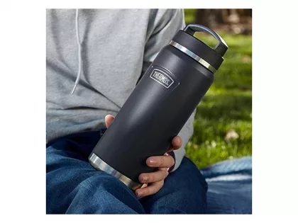 Термос из нерж. стали тм THERMOS IS-212 GT 1.2L, темно-серый, фото 10