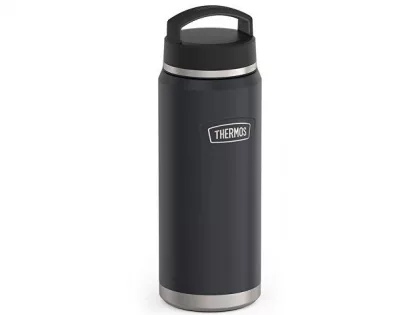Термос из нерж. стали тм THERMOS IS-212 GT 1.2L, темно-серый, фото 1