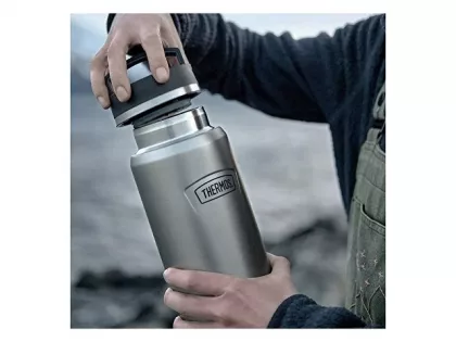 Термос из нерж. стали тм THERMOS IS-212 MS 1.2L, стальной, фото 9