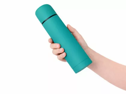 Термос «Ямал Soft Touch», 500мл, бирюзовый, фото 8