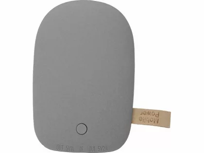Универсальное зарядное устройство power bank в форме камня. 7800MAH. gray (Р), фото 3