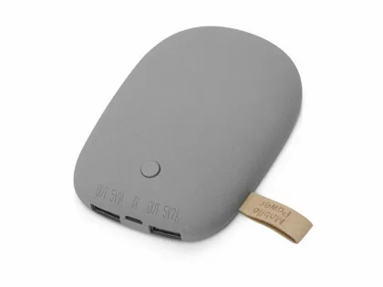 Универсальное зарядное устройство power bank в форме камня. 7800MAH. gray (Р), фото 1