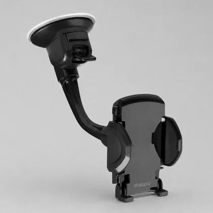 Универсальный держатель Crab 2 для смартфонов, гибкая штанга, черный, Deppa, фото 1