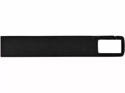 USB 2.0- флешка на 32 Гб c подсветкой логотипа «Hook LED», темно-серый, белая подсветка, фото 3