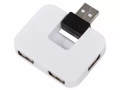 USB Hub "Gaia" на 4 порта, белый, фото 2