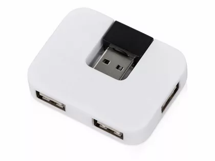USB Hub "Gaia" на 4 порта, белый, фото 1
