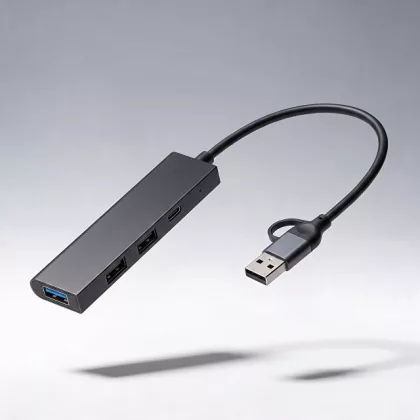 USB-концентратор «Command», серый, фото 1