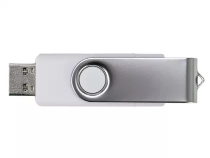 USB3.0/USB Type-C флешка на 32 Гб «Квебек C», белый, фото 6