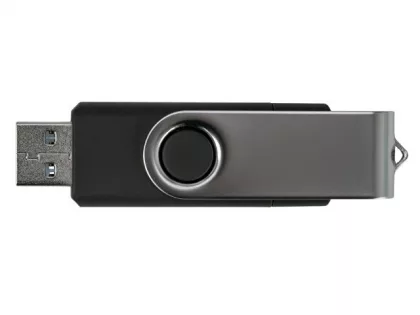 USB3.0/USB Type-C флешка на 32 Гб «Квебек C», черный, фото 6