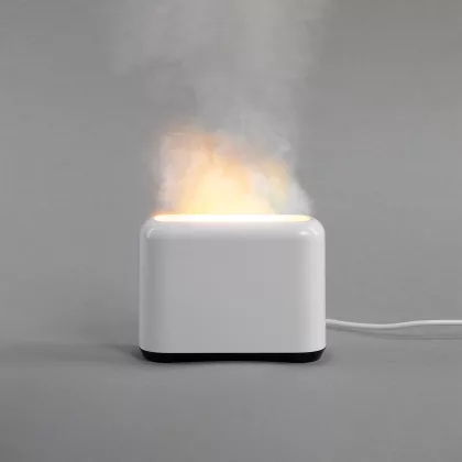 Увлажнитель "Flame" с эффектом пламени, белый, фото 3