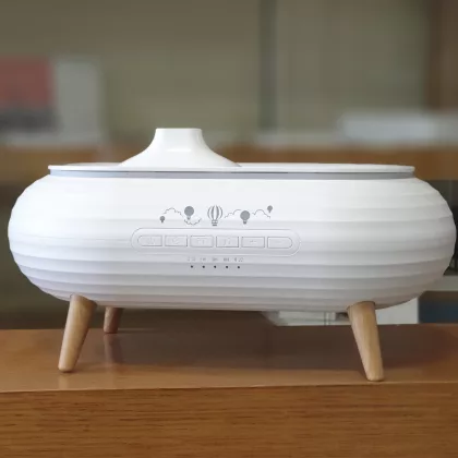 Увлажнитель воздуха "Smart Air" с bluetooth-колонкой, мелодиями и релаксирующими шумами, с подсветкой и ароматизатором, белый, фото 8