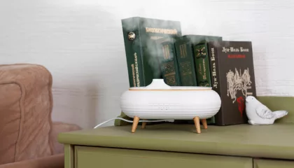 Увлажнитель воздуха "Smart Air" с bluetooth-колонкой, мелодиями и релаксирующими шумами, с подсветкой и ароматизатором, белый, фото 3