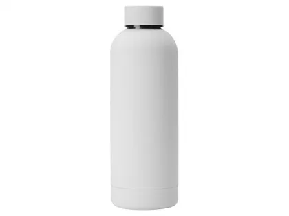 Вакуумная термобутылка "Cask" Waterline, soft touch, 500 мл, белый (Р), фото 4