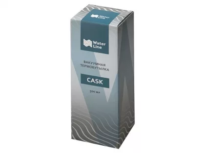 Вакуумная термобутылка "Cask" Waterline, soft touch, 500 мл, синий, фото 8