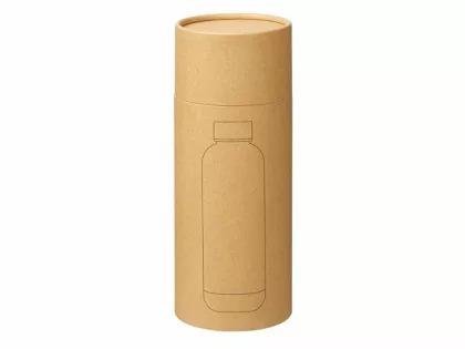 Вакуумная термобутылка "Cask" Waterline, soft touch, 500 мл, тубус, белый, фото 8