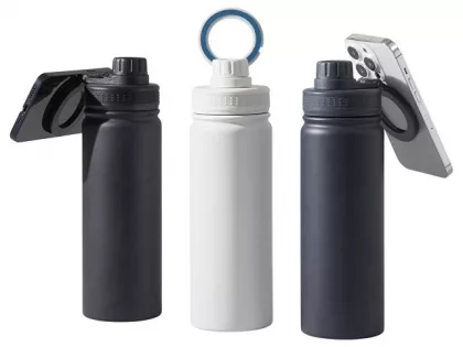 Вакуумная термобутылка с magsafe-держателем "INSIDER", 600 мл, белый, фото 14