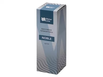 Вакуумная термокружка "Noble" с крышкой 360,Waterline, черный (Р), фото 8