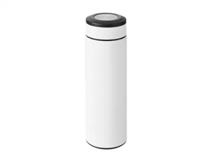 Вакуумный термос "Vacuum Flask C1", soft touch, 420мл, белый