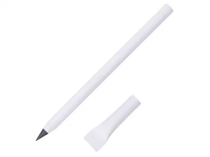 Вечный карандаш из переработанной бумаги "Recycled pencil", белый (Р)