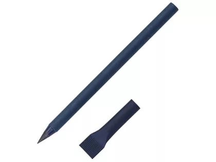 Вечный карандаш из переработанной бумаги "Recycled pencil", темно-синий