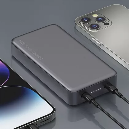Внешний АКБ NRG Turbo S 20000 mAh, 20Вт, графит, Deppa, фото 4