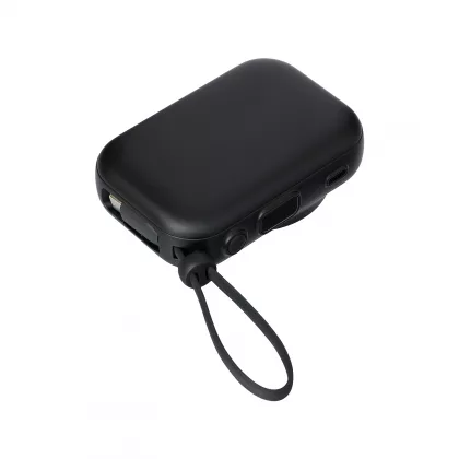 Внешний аккумулятор 3С 10000mAh с функцией беспроводной зарядки 15W, черный, фото 2