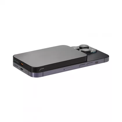 Внешний аккумулятор Артекс PD (Artex PD) 5000mAh с функцией беспроводной зарядки 15W, черный, фото 7