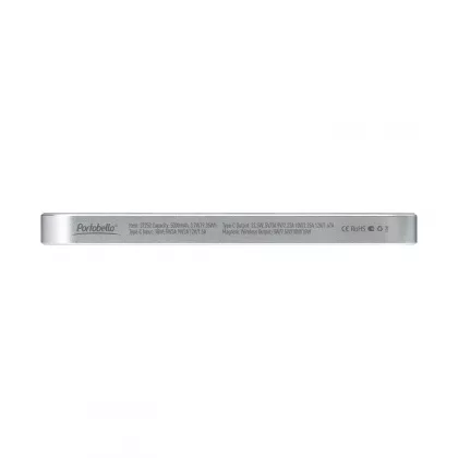 Внешний аккумулятор Артекс PD (Artex PD) 5000mAh с функцией беспроводной зарядки 15W, серебряный, фото 4