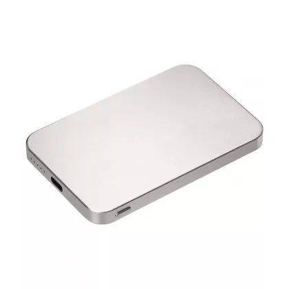 Внешний аккумулятор Артекс PD (Artex PD) 5000mAh с функцией беспроводной зарядки 15W, титановый, фото 2