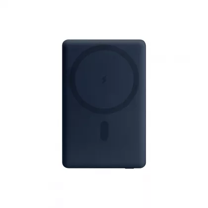 Внешний аккумулятор Атлантис (Atlantis) PD 5000mAh с функцией беспроводной зарядки 15W, синий, фото 6