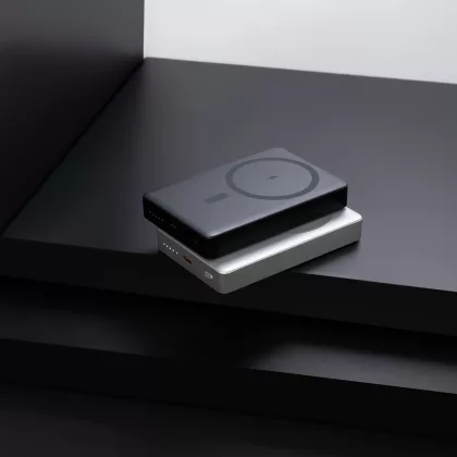 Внешний аккумулятор Атлантис Плюс PD (Atlantis PD Plus) 10000mAh с функцией беспроводной зарядки 15W, черный, фото 9