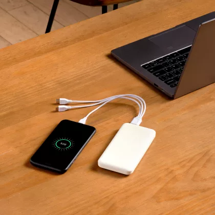Внешний аккумулятор Элари Плюс (Elari Plus) 10000 mAh, белый, фото 10