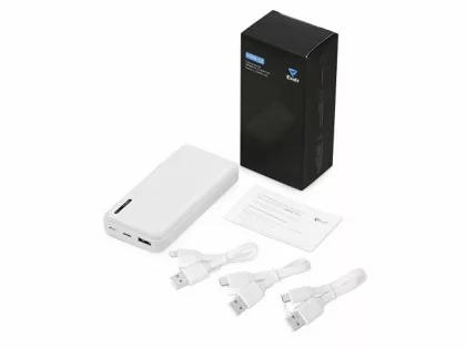 Внешний аккумулятор Evolt "Mini-10", 10000 mAh, белый (P), фото 3