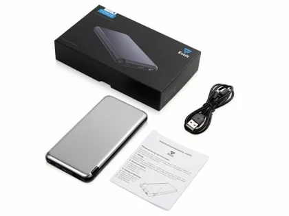 Внешний аккумулятор Forge, Evolt, металл, 10000mah, белый (P), фото 7