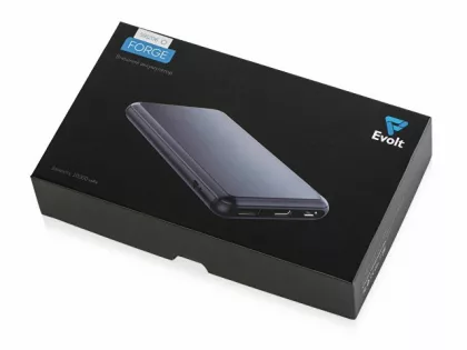 Внешний аккумулятор Forge, Evolt, металл, 10000mah, белый (P), фото 8