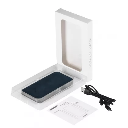 Внешний аккумулятор Ин Велюр (In Velour) 10000 mAh, синий, фото 8