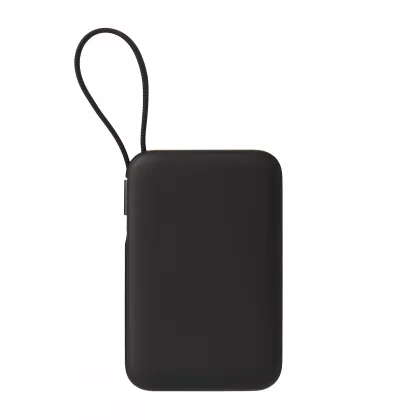 Внешний аккумулятор Комбо (Combo) 4-в-1 10000mAh с функцией беспроводной зарядки 15W, черный, фото 7