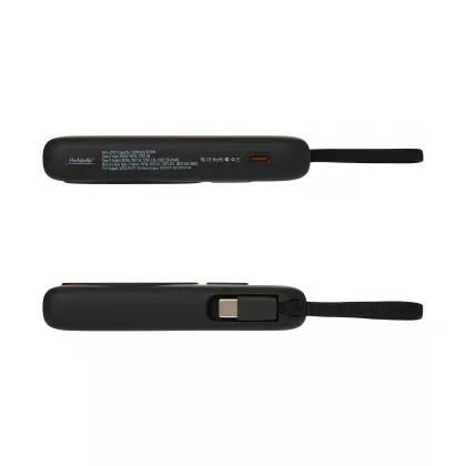 Внешний аккумулятор Комбо (Combo) 4-в-1 10000mAh с функцией беспроводной зарядки 15W, черный, фото 8
