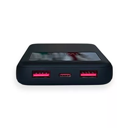Внешний аккумулятор Kris soft touch, 10000mAh (Чёрный), фото 6