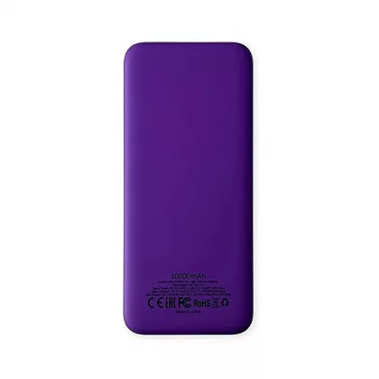 Внешний аккумулятор Kris soft touch, 10000mAh (Фиолетовый), фото 3